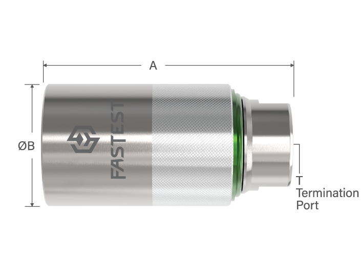 60 Manual actuated Connection Tool for:  1/8 NPT, 750psi  (51.7bar) pressure, 1/8 BSPP Female termination, SS, Anodized Aluminum construction with Buna-N seal materials. - 60G1T02025