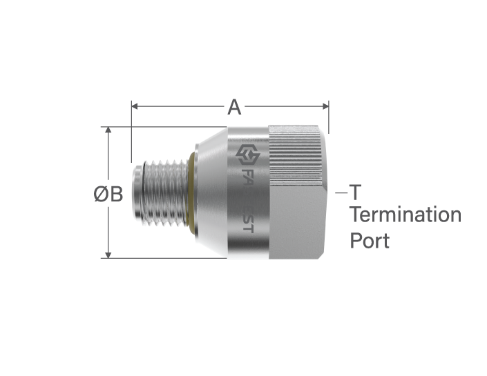 MIT Manual Twist Connection Tool for;  1 BSPT , 4000psi (275.6bar) pressure, 1 NPT Female Non-Swivel Style Termination, SS construction with Buna-N, Urethane seal materials. - MIT166T161X