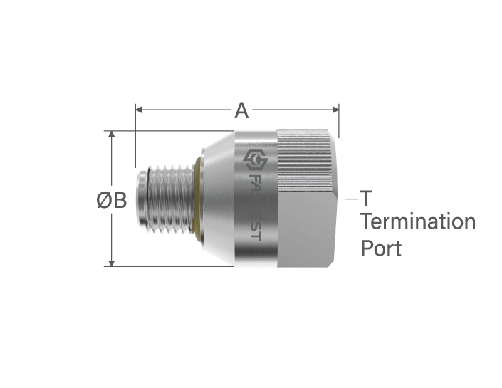 MIT Manual Twist Connection Tool for;  -14 [1 3/16-12] ORB , 4000psi (275.6bar) pressure, Plug Style, SS construction with Buna-N, Urethane seal materials. - MIT144P